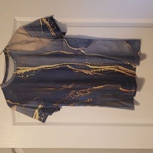 Med knit tshirt unisex NWOT